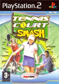 Tennis Court Smash PAL Playstation 2  box art